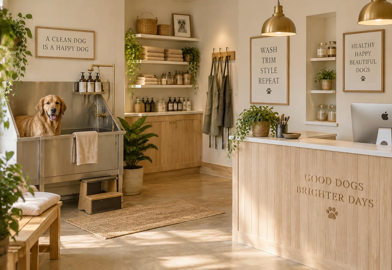 Inside the Milo & Moss grooming studio